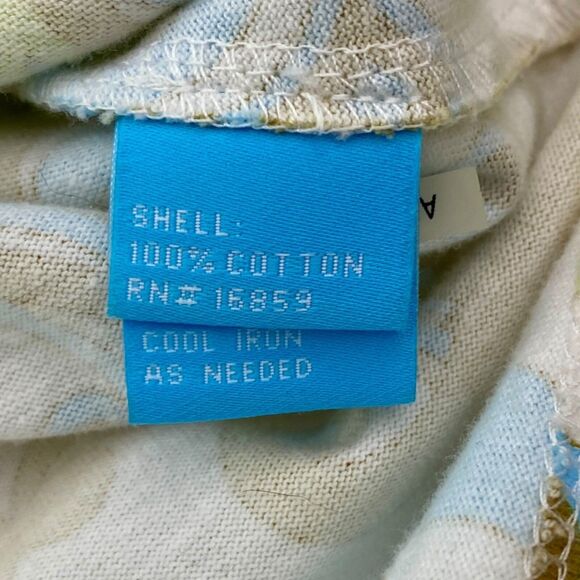 J McLaughlin Top 3/4 Sleeve Cotton Coastal Preppy Sizes Medium - Picture 8 of 12